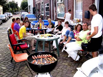 Rozenstraat BBQ 18-08-2005