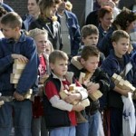 De meiden op de opendag van de politie zhz 09-10-2004