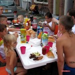 Gezamelijk eten 30-07-2008