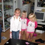 Verjaardag viering van Kimberly en Isabella 4 jaar 09-08-2008