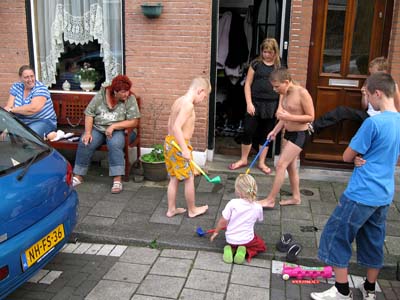 Nog effen na genieten van de zomerse dagen in onze buurt 10-09-2008