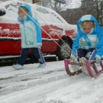 Lekker in de sneeuw 23-11-2008