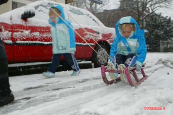 Lekker in de sneeuw 23-11-2008