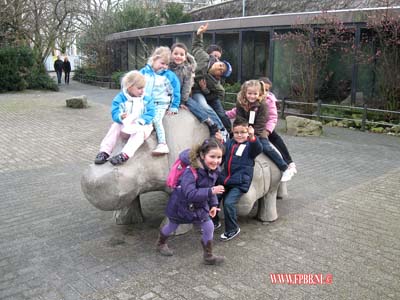 Met weizigtschool naar Blijedorp 16-03-2010