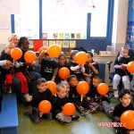 Weizigtschool leerlingen lopen voor Roparun 14-04-2010