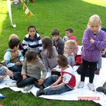 Met school naar de kaasboerderij in Streefkerk 27-04-2010