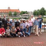 De aankomst op gemeentehuis in Sliedrecht 15-07-2010