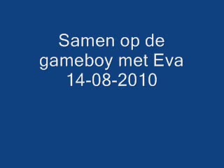 Game met Eva 14-08-2010